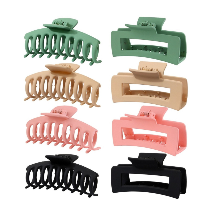 Pinzas Para El Cabello Broches Cabello Grandes Mujer 8 Pzs Favorito