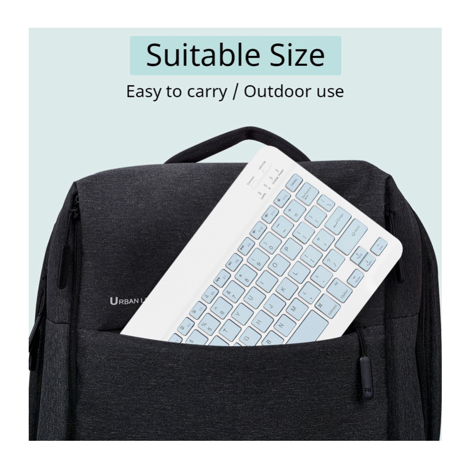 Combinación De Teclado Y Mouse Inalámbricos Para Pc iPad negro