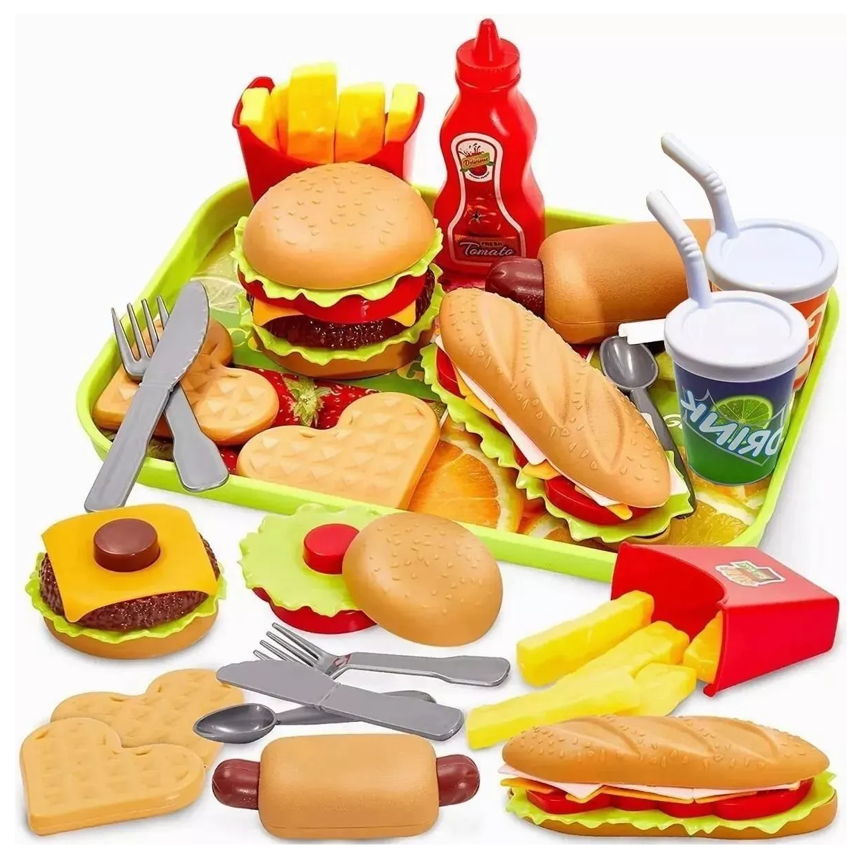 Juguetes de Cocina Set Hamburguesa 