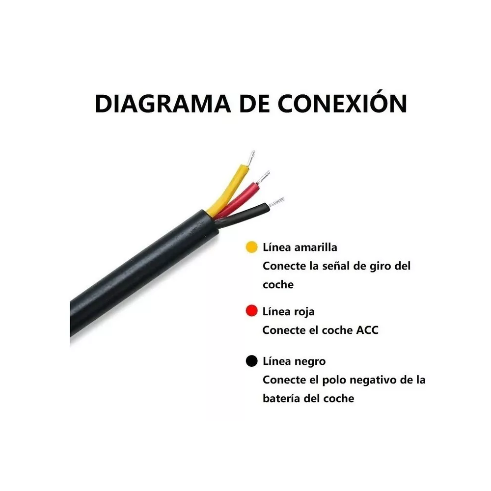 Tira Luz Drl Direccional Secuencial Rgb Para Auto 60cm