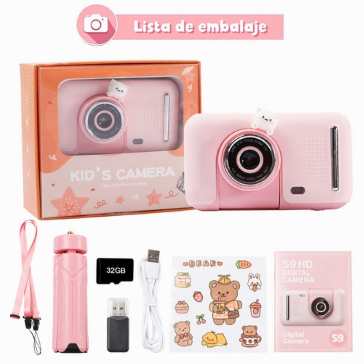 Cámara Digital Infantil Goldtech 2.0 - ROSA — Universo Binario