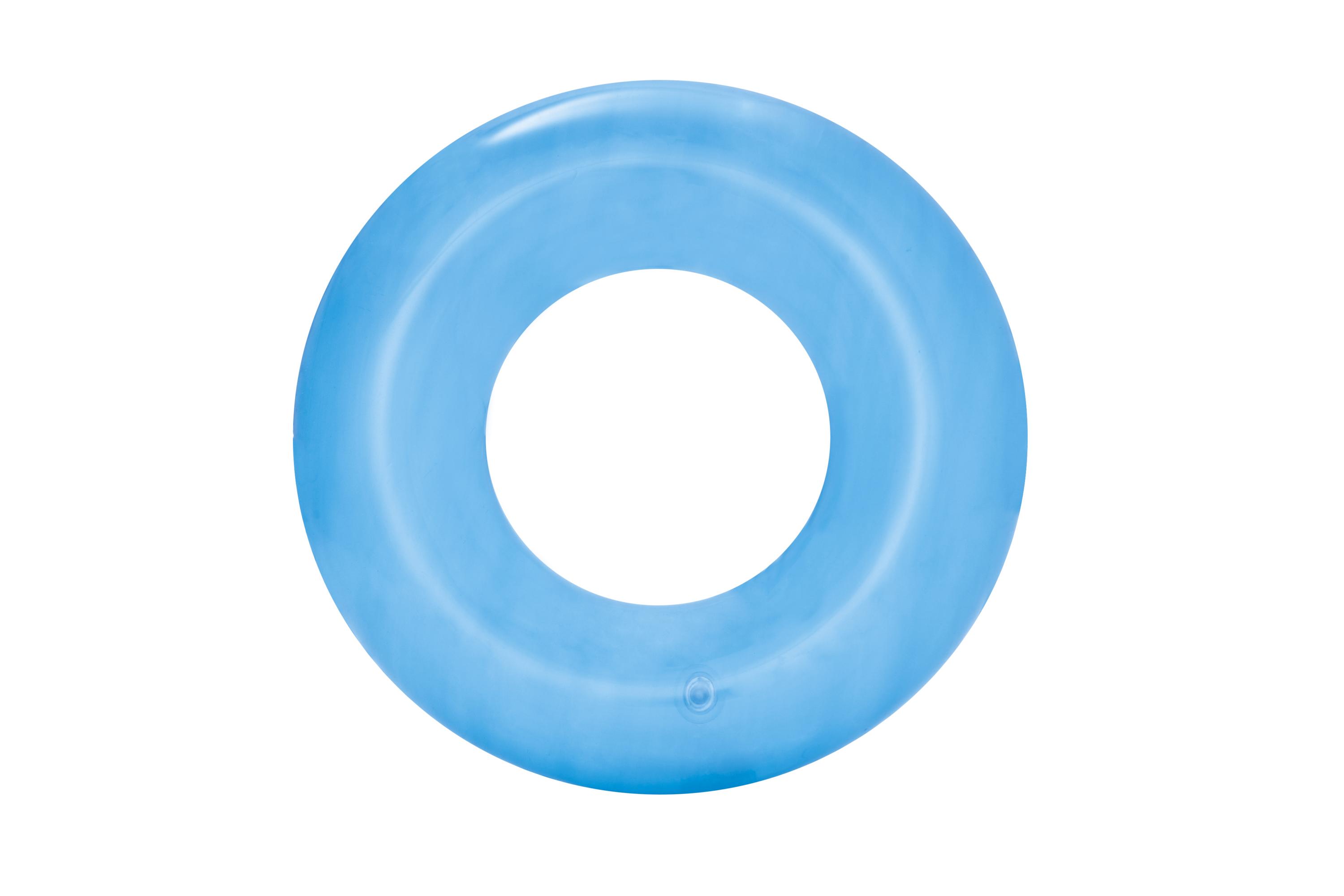 Salvavidas transparente para niños azul y Rosa