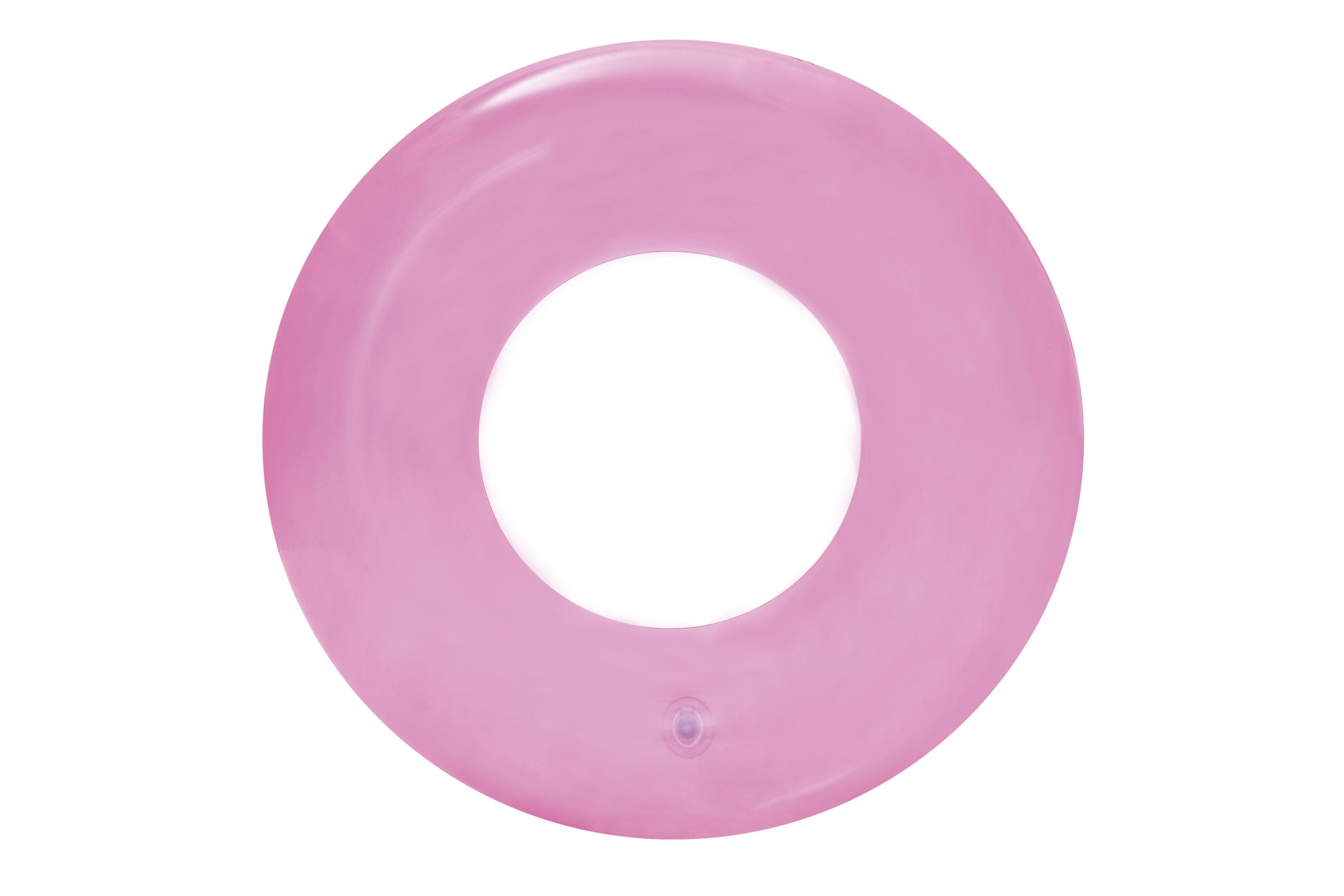 Salvavidas transparente para niños azul y Rosa