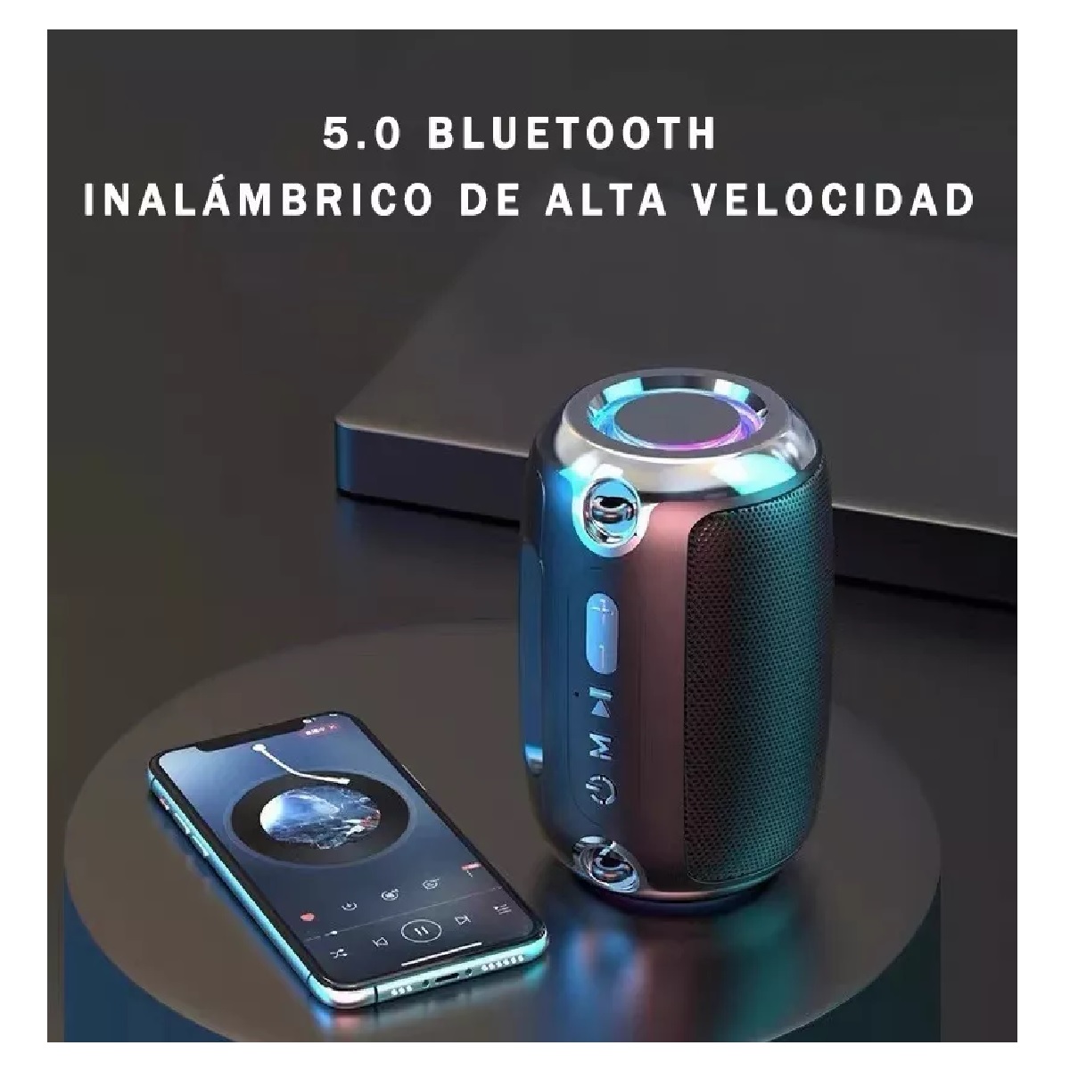 Mini Bocina Portátil Y Inalámbrica Con Bluetooth 5.0
