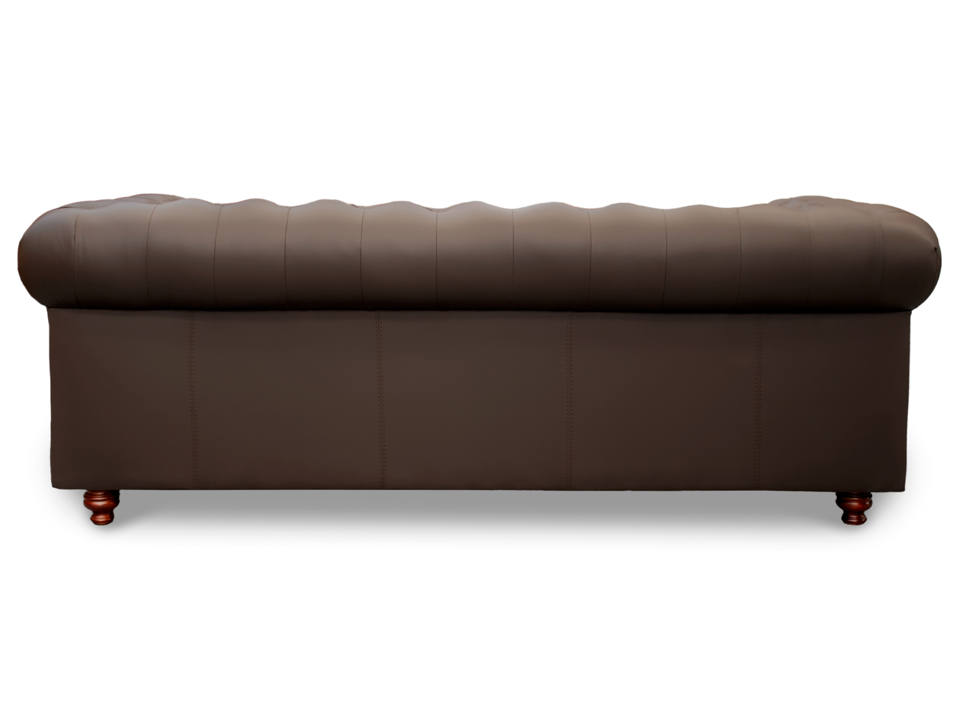 Sofa de Piel Genuina Chesterfield CHPV Color Chocolate - ConfortoPiel