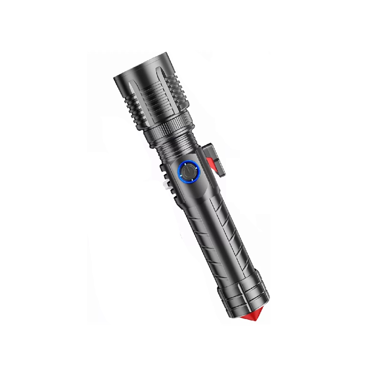 Lámpara Táctica Recargable Usb Xhp70 Led Campismo Linterna