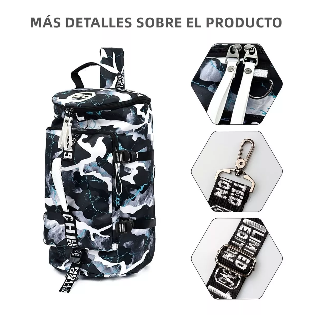 Maleta Deportiva Mochila Viaje Gimnasio Back Pack De Moda