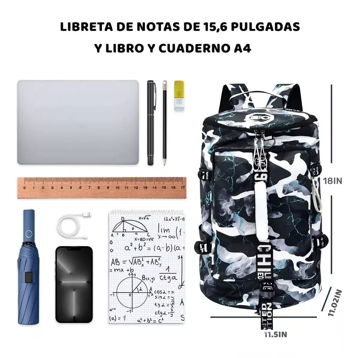 Maleta Deportiva Mochila Viaje Gimnasio Back Pack De Moda