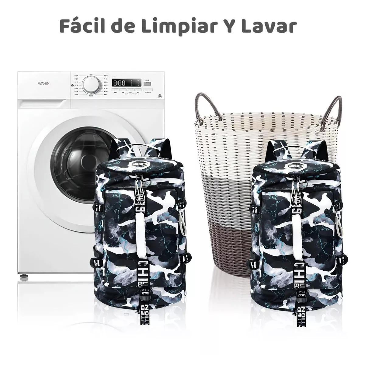 Maleta Deportiva Mochila Viaje Gimnasio Back Pack De Moda