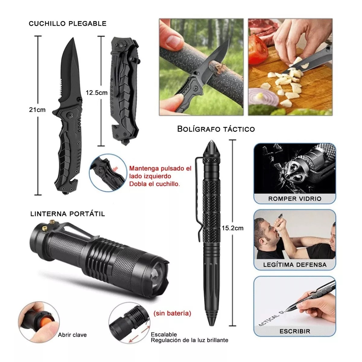 Kit De Supervivencia Emergencia Portátil Para Camping