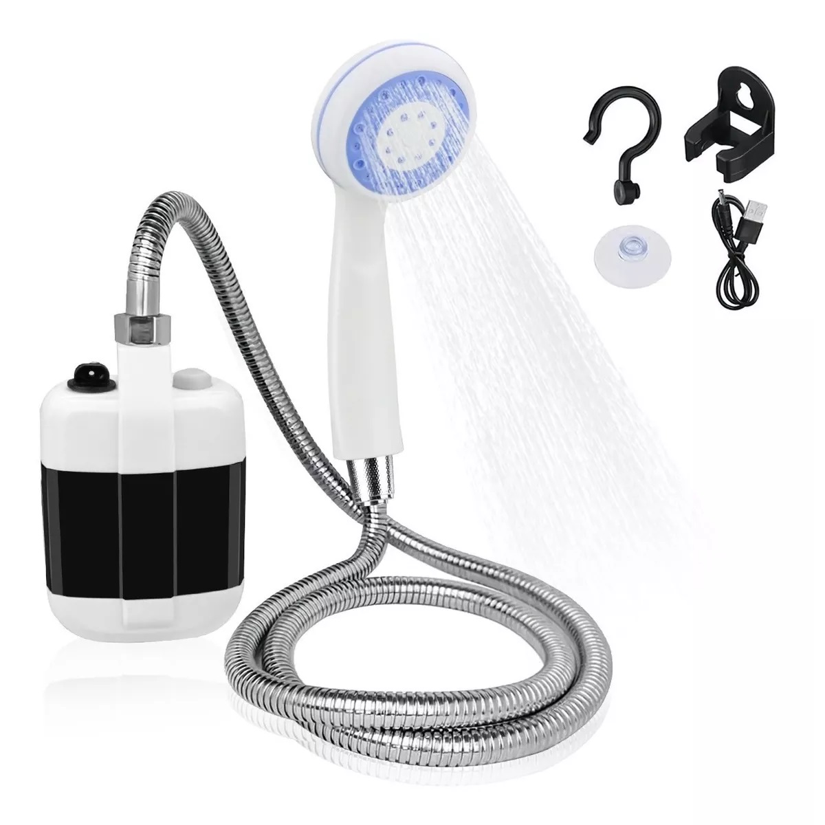 Ducha Regadera Portátil De Camping Recargable Al Aire Libre