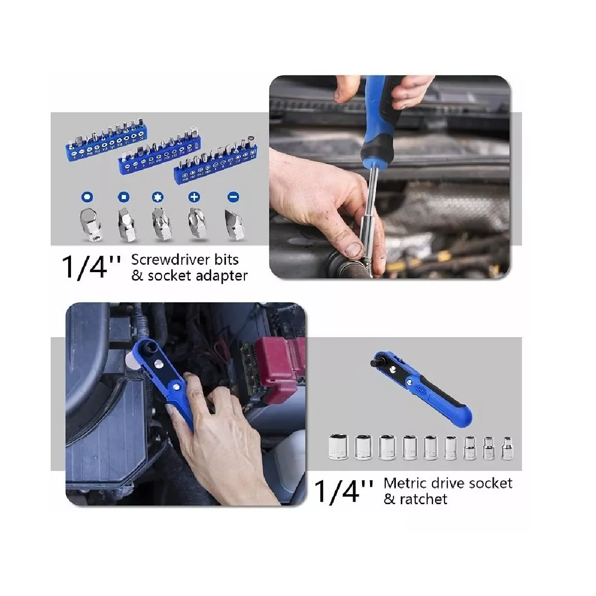 Kit De Herramientas Mecánicas Domésticas Reparación 148 Pcs