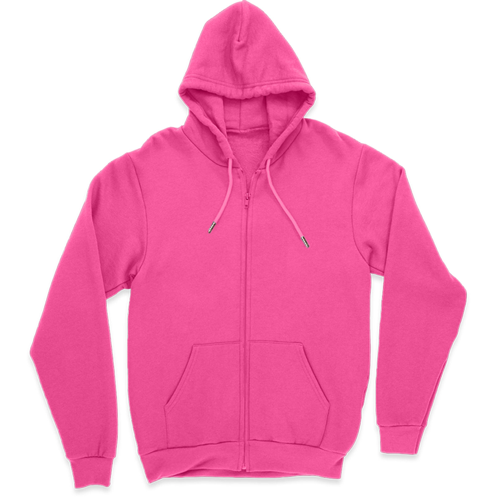 Sudadera Hoodie Fiusha con Cierre, Capucha y Cangurera, Calientita, Casual, Abrigo, Chamarra