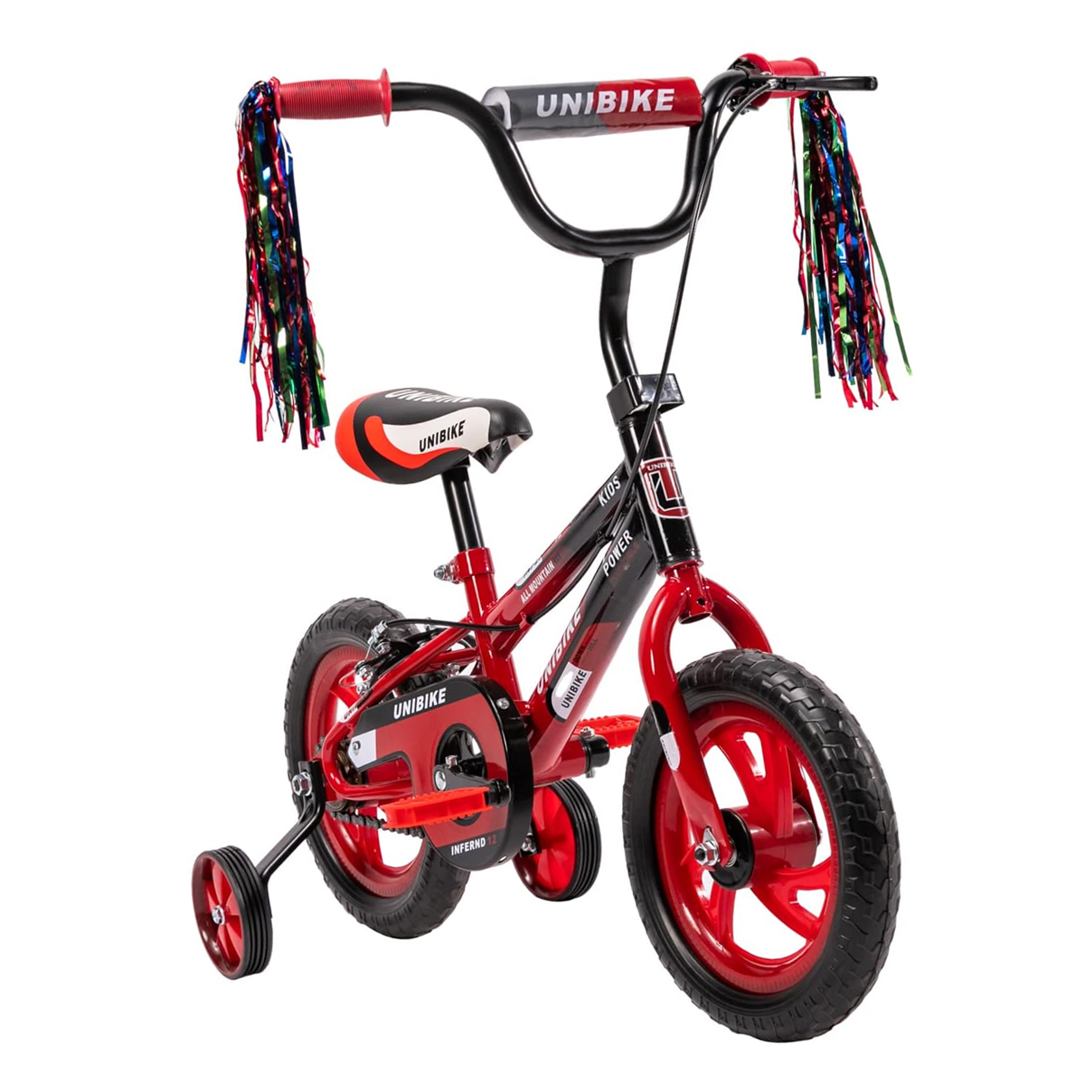 Bicicleta Inferno Unibike R12 llanta Goma Rojo
