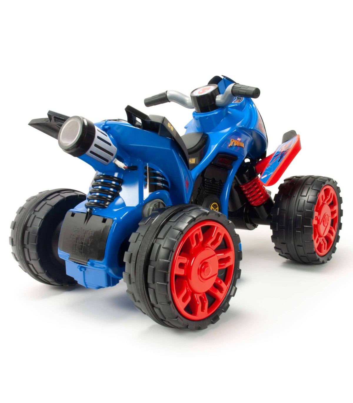Cuatrimoto Para Niños Injusa Quad The Beast Spiderman 12v