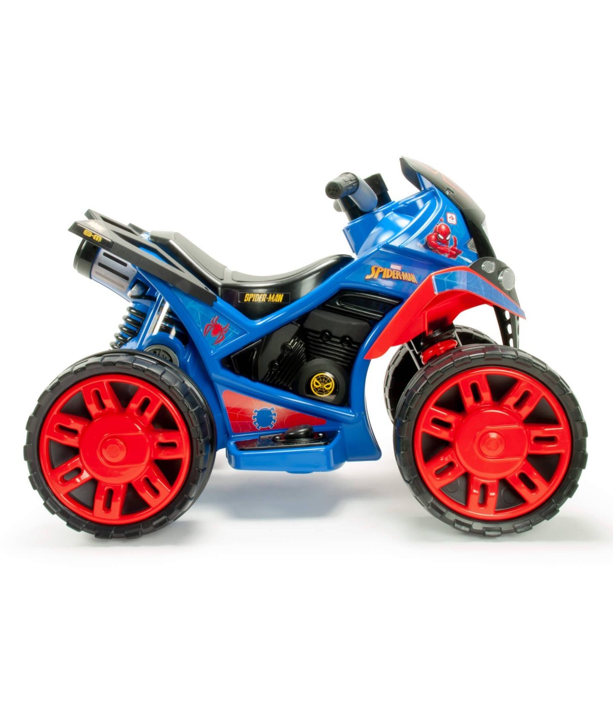Cuatrimoto Para Niños Injusa Quad The Beast Spiderman 12v