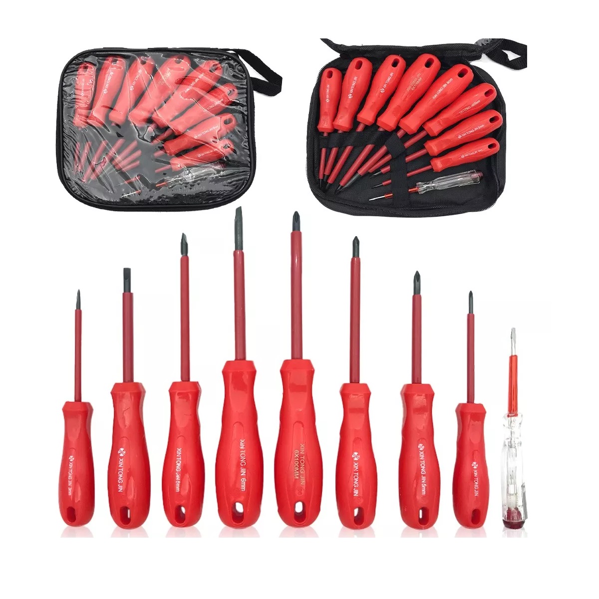 Juego De Destornilladores Aislantes Desarmadores Magnéticos