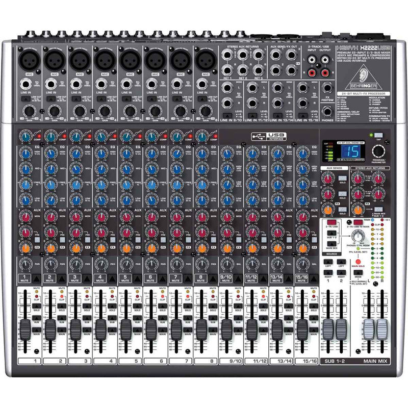 Mezcladora Con Interfase Usb Behringer Xenyx X2222usb