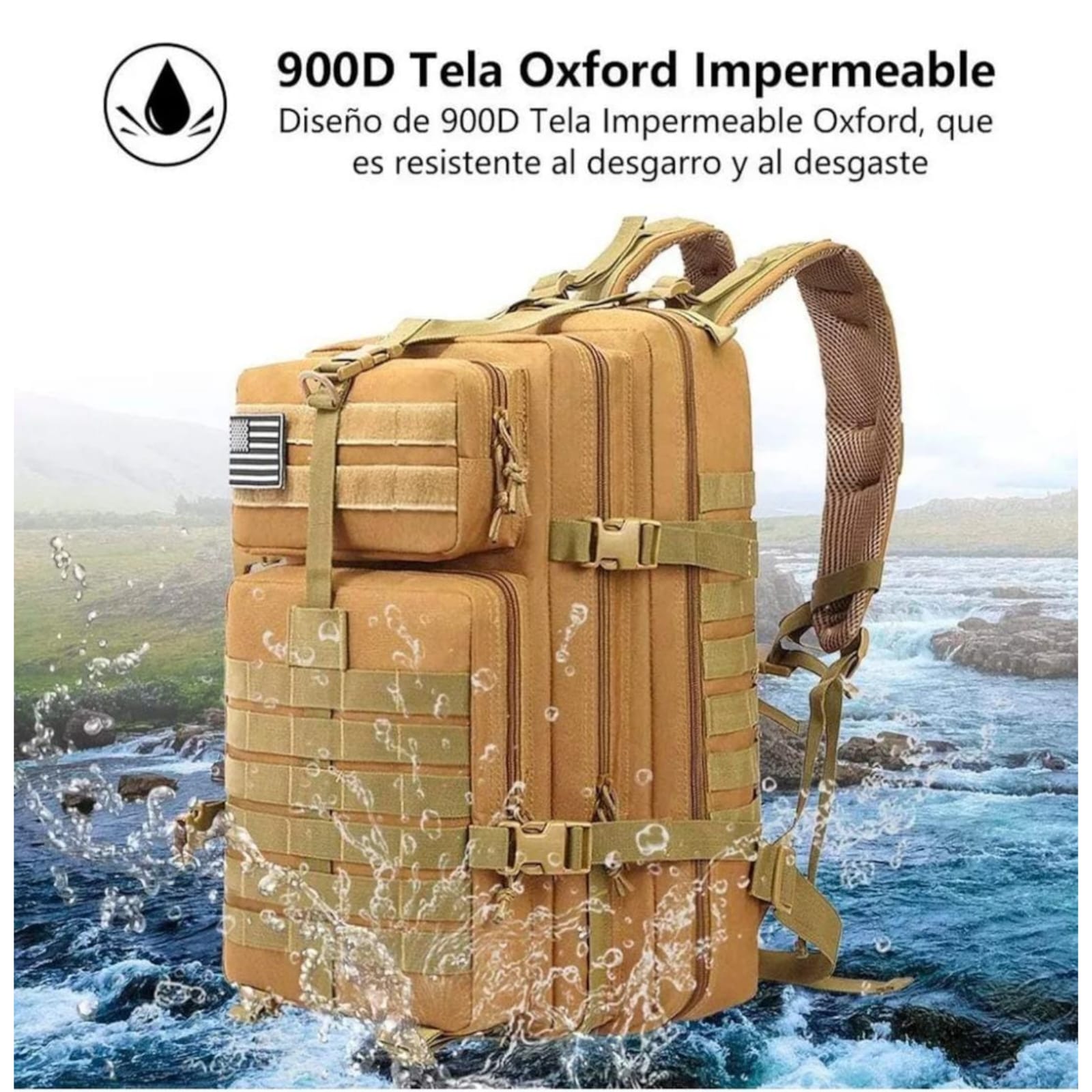 MOCHILA TÁCTICA MILITAR IMPERMEABLE