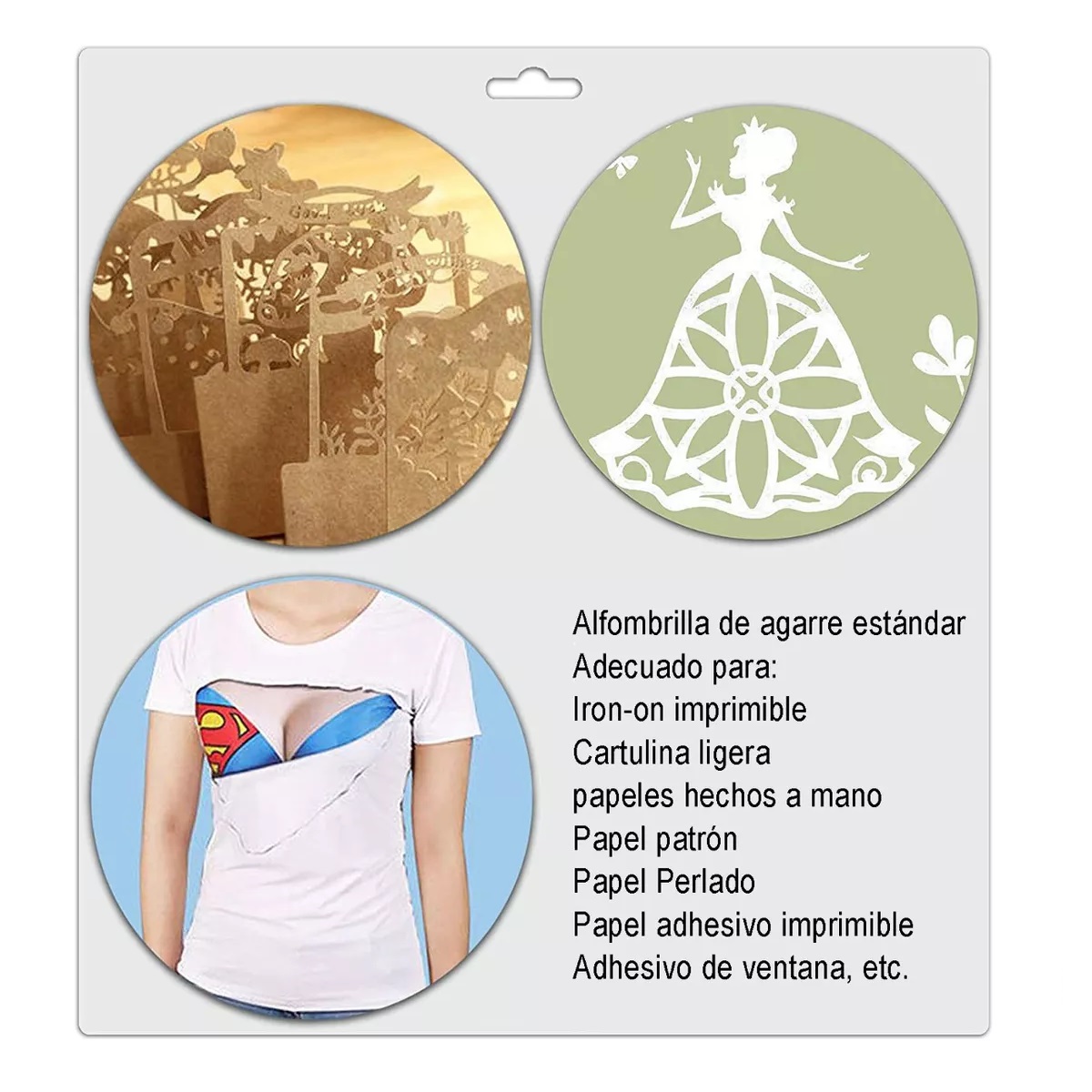 Set Tapete De Corte Para Silhouette Cameo Y Cricut 30x61 3pzas