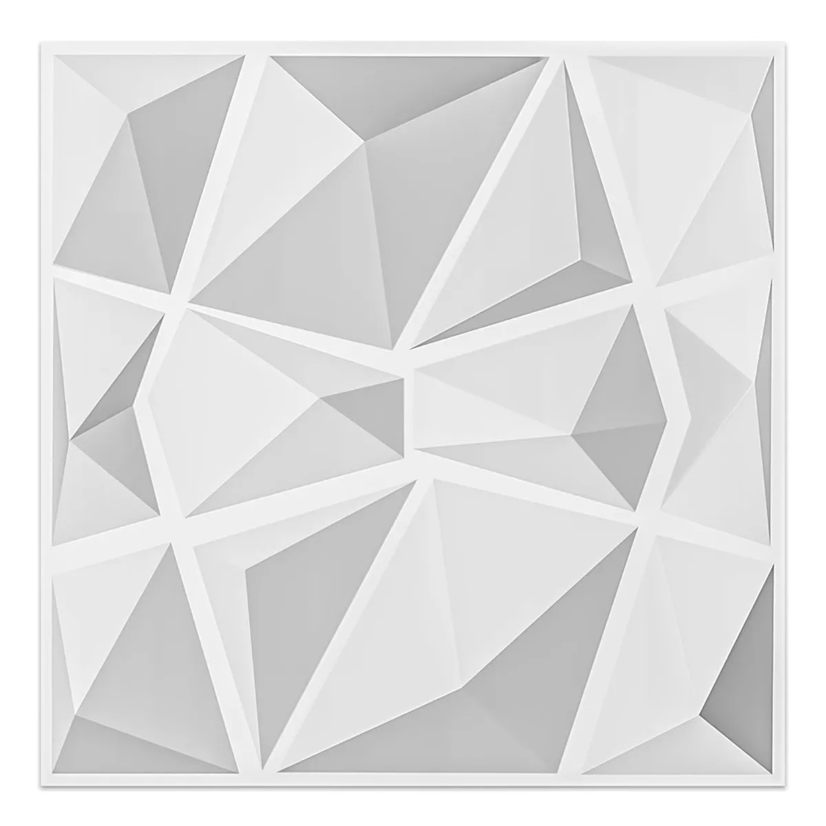 Set Paneles Decoración Hogar 3d Impermeable Pvc 50*50cm 12pcs