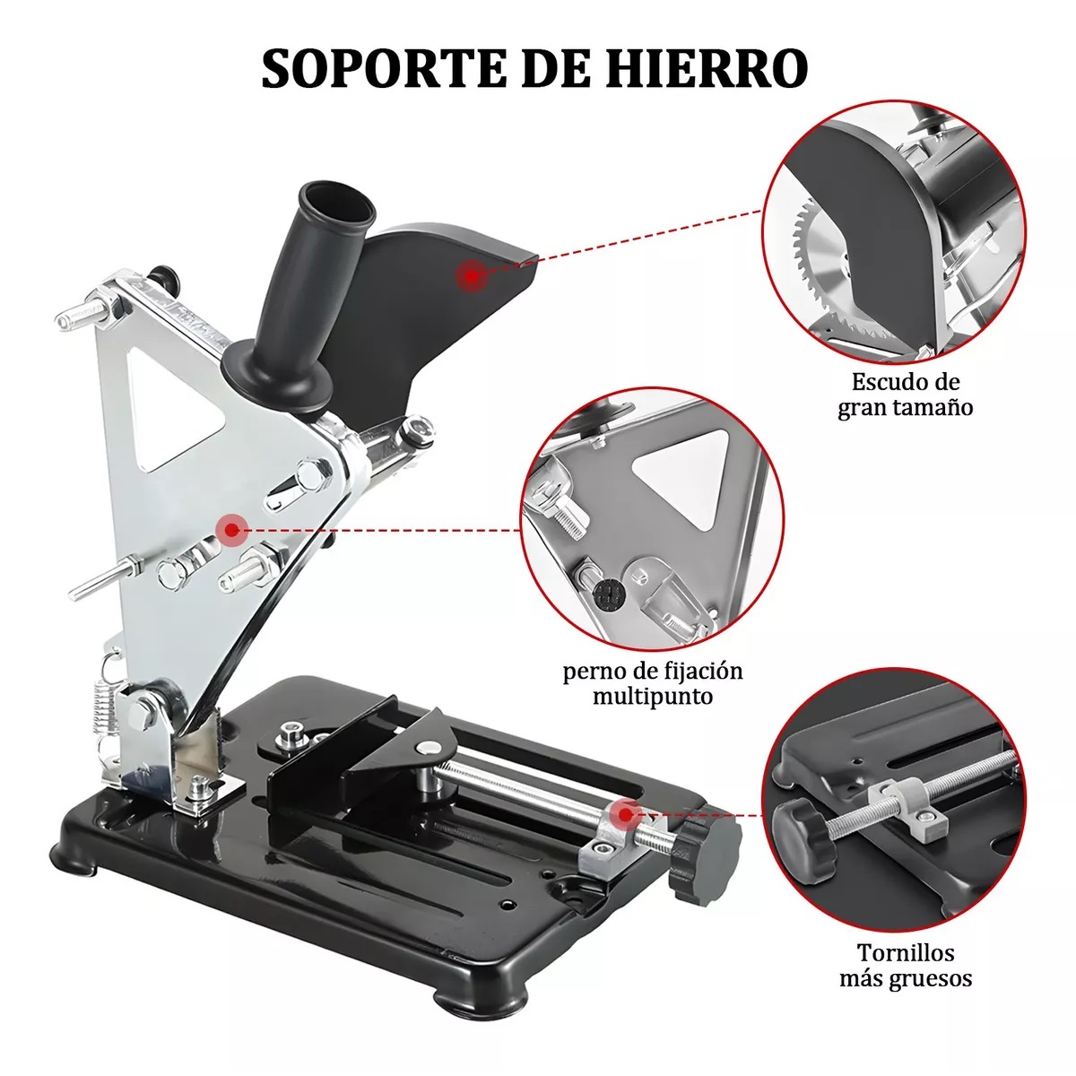 Soporte Para Esmeril Angular Ajustable Base De La Herramient