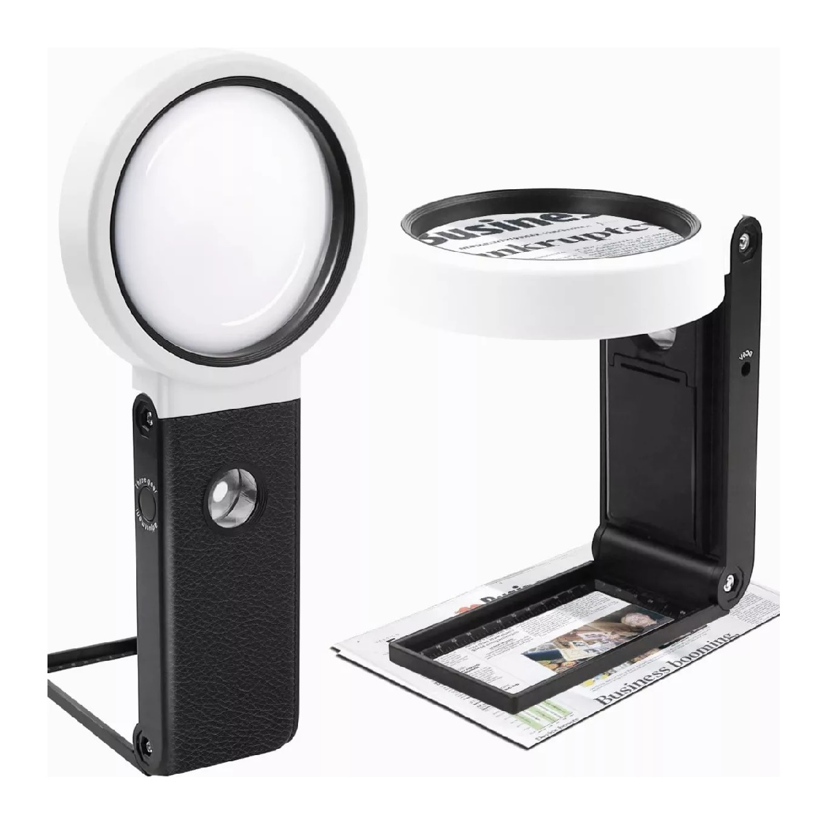 Lupa Con Luz Led Lentes Con Lupa Lupas De Aumento 25x 6x