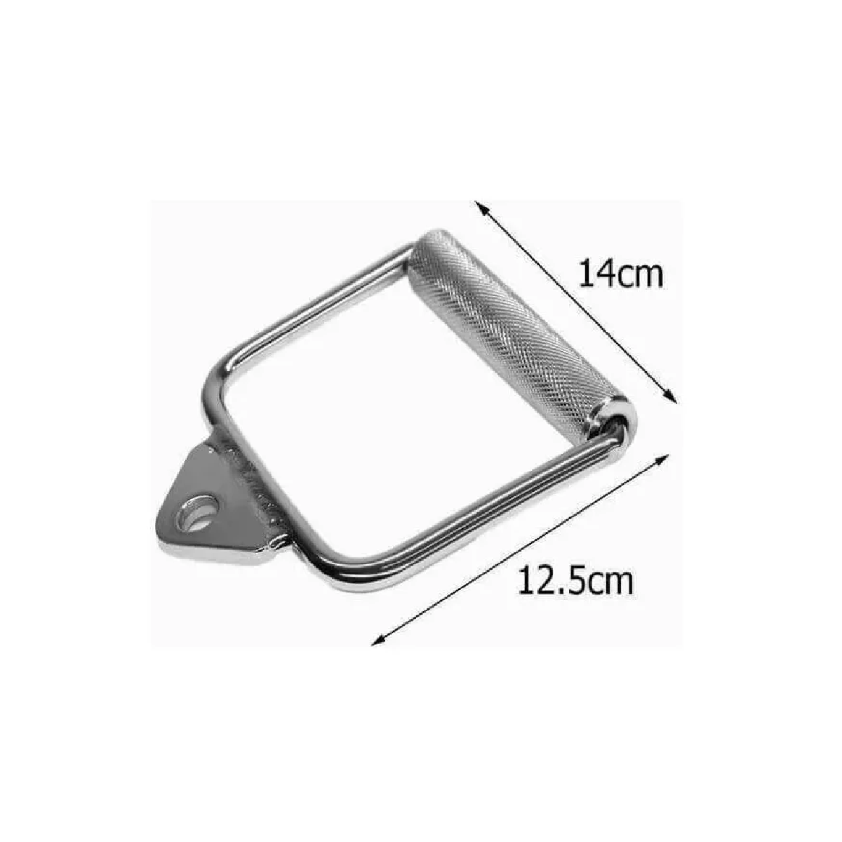 Par De Agarres Jaladera Tipo D Sencilla Para Polea Gym