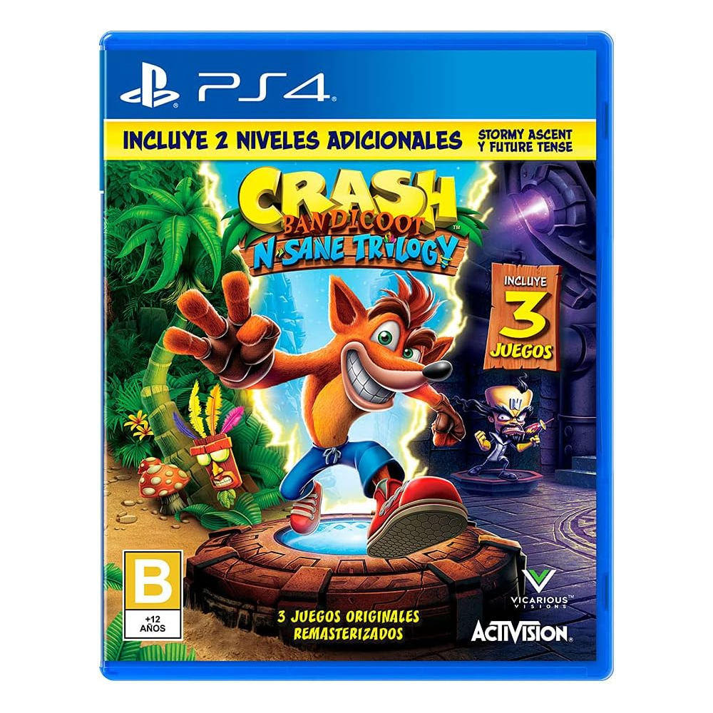 Crash Bandicoot N. Sane Trilogy - PlayStation 4 - Standard Edition
