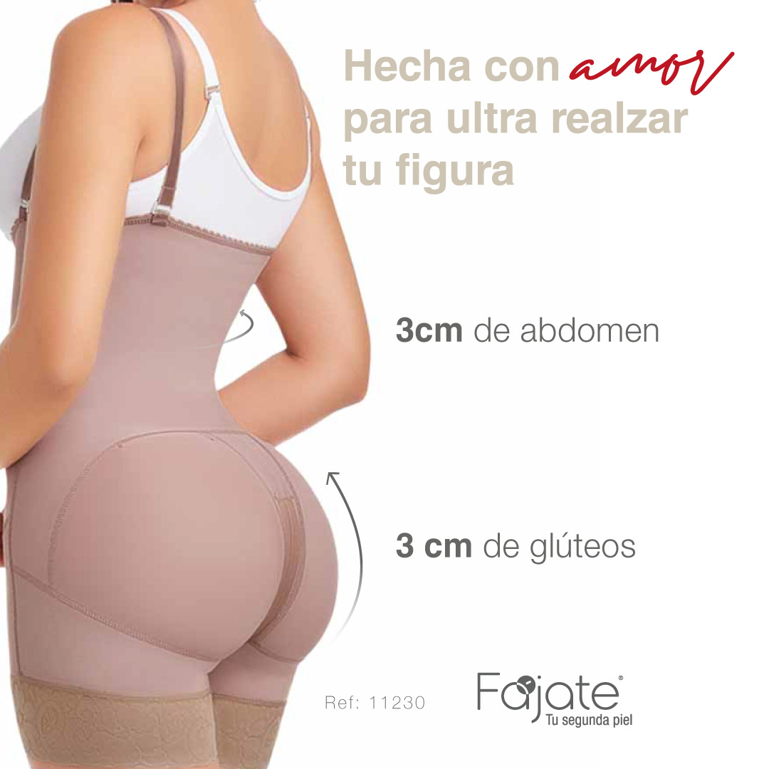 Faja Colombiana Body Short Strapless Ultra realce de Pompas Fajate Original Marca nro 1 de Colombia