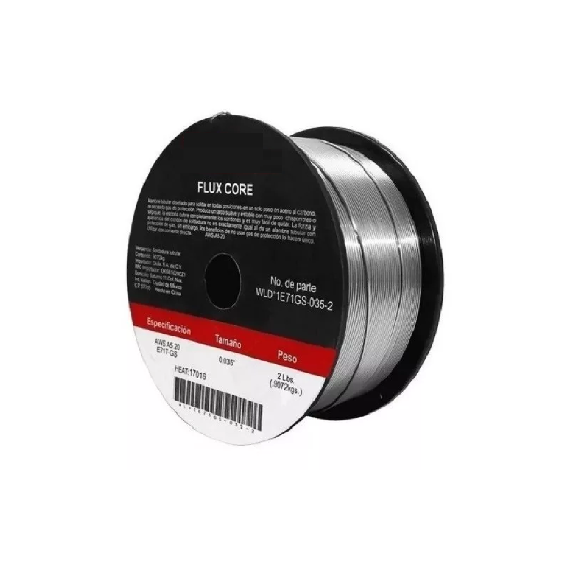 Rollo De Microalambre Tubular 2 Lbs (no Gas)0.035 0.9072kgs