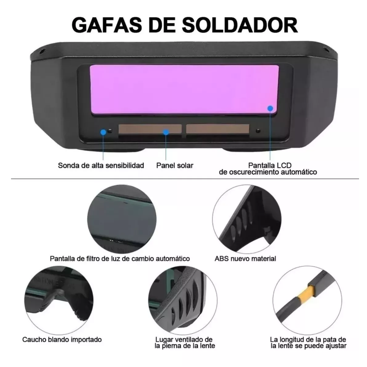 Lentes Careta Soldar Industrial Electronica Soldador