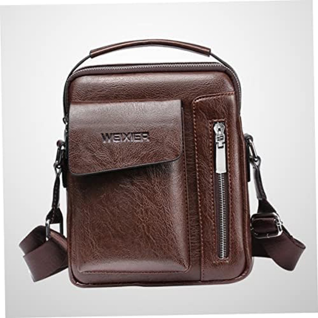 Bag Bandolera De Cuero Messenger Bag For Men Bolsos De Cuero Para Hombres Diagonal Bag Men'S Bag Bolsos De Hombro Marrón Japonés Hombre