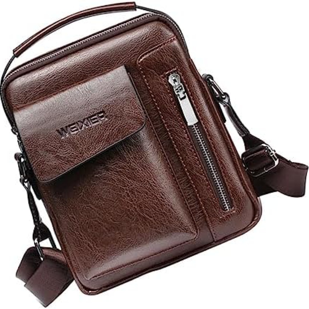 Bag Bandolera De Cuero Messenger Bag For Men Bolsos De Cuero Para Hombres Diagonal Bag Men'S Bag Bolsos De Hombro Marrón Japonés Hombre