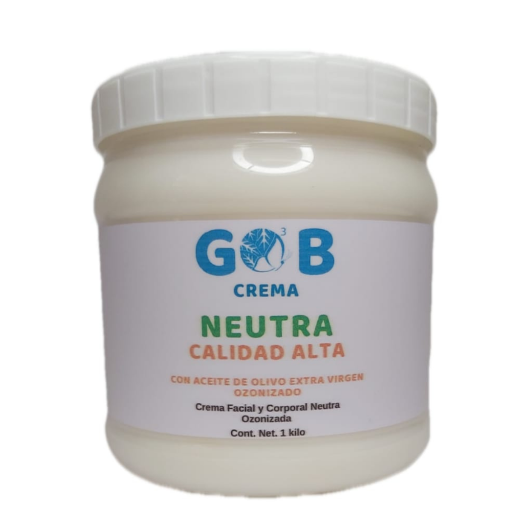 Crema Base Neutra Ozonizada Calidad Alta 1 Kilo