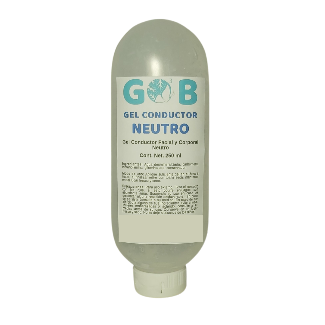 Gel Conductor Neutro Para Aparatología Gob 250 Ml