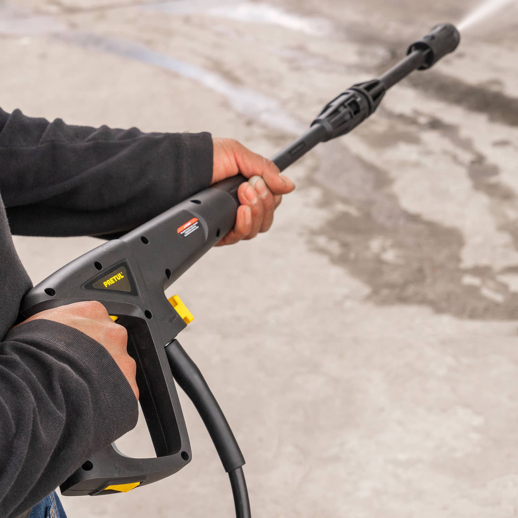 HIDROLAVADORA ELÉCTRICA, 1800 PSI, PRETUL 26024