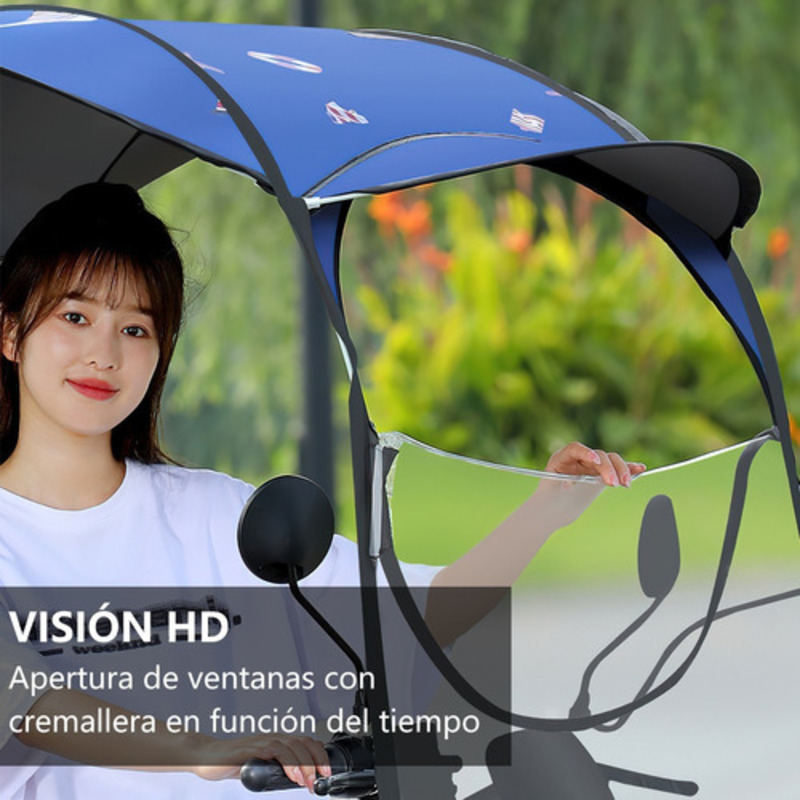 Toldo Cubre sol Moto General Impermeable Para Motocicletas