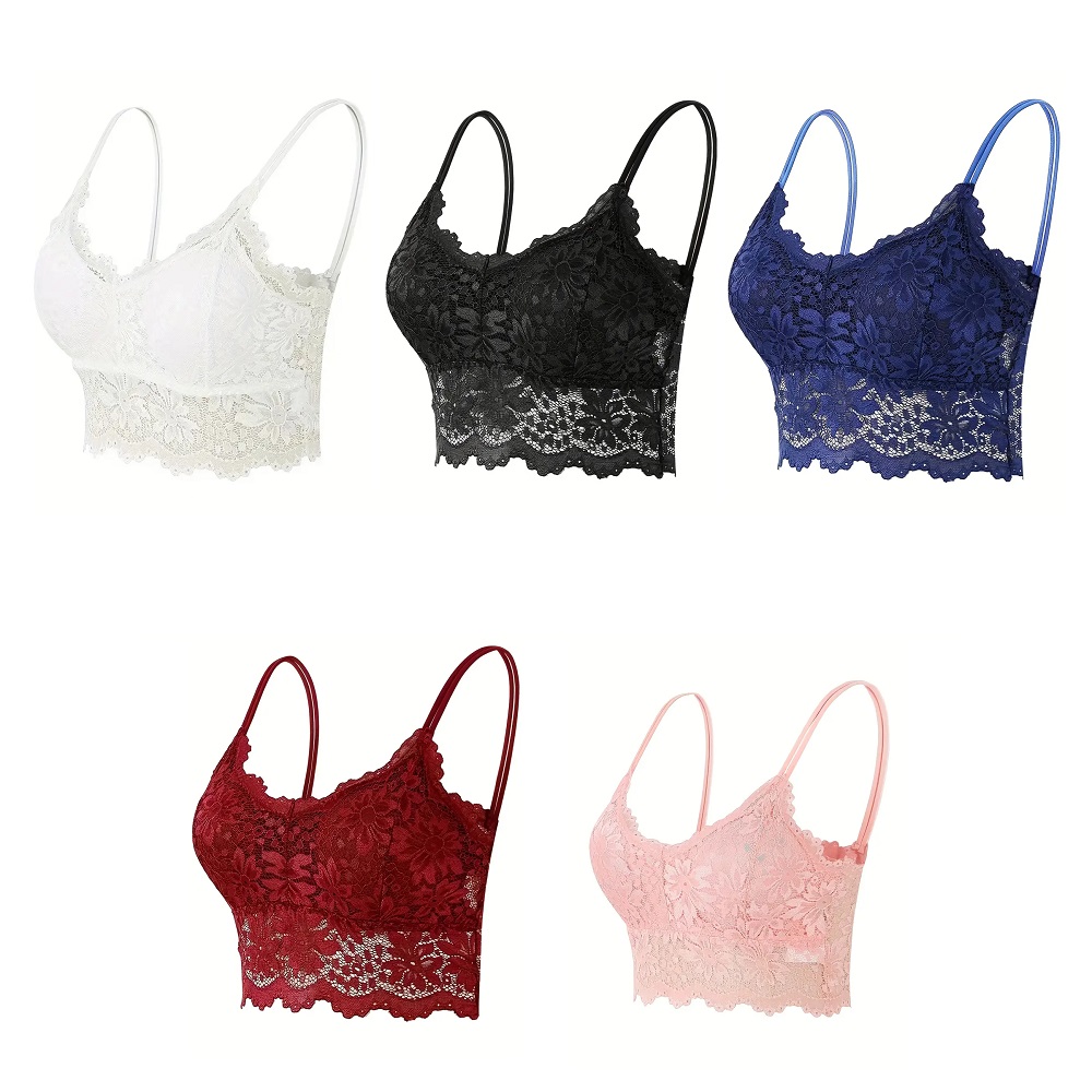 Bralette Sujetador brasiere de encaje paa dama.