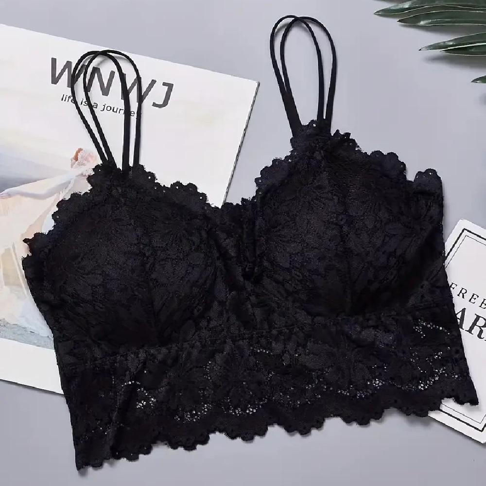Bralette Sujetador brasiere de encaje paa dama.