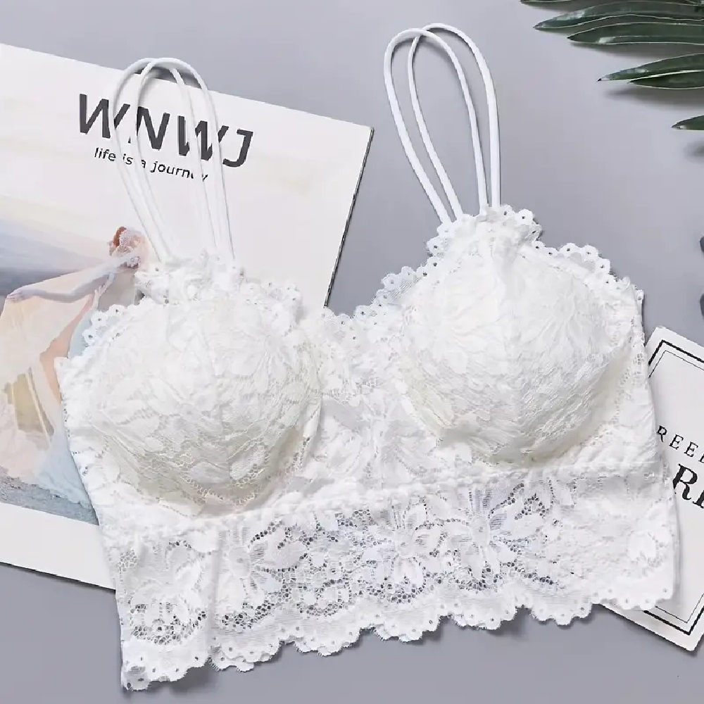 Bralette Sujetador brasiere de encaje paa dama.