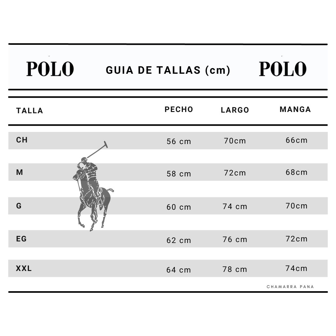 Chamarra De Pana Para Caballero Marca Hpc Polo 100% Original