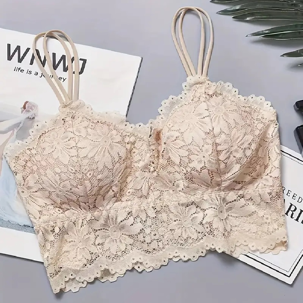 Bralette Sujetador brasiere de encaje paa dama.