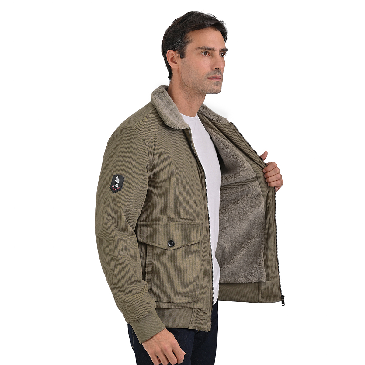 Chamarra De Pana Para Caballero Marca Hpc Polo 100% Original