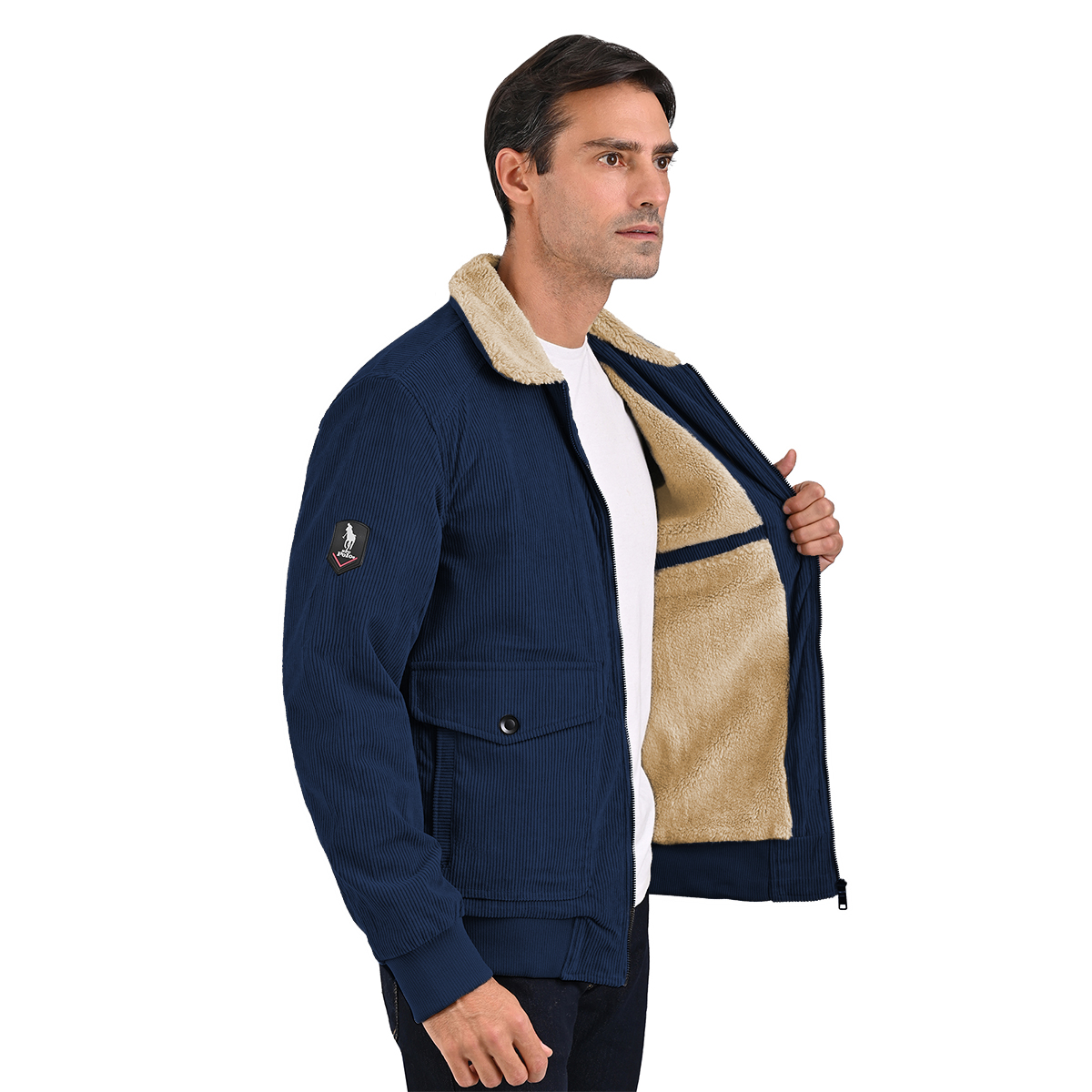 Chamarra De Pana Para Caballero Marca Hpc Polo 100% Original