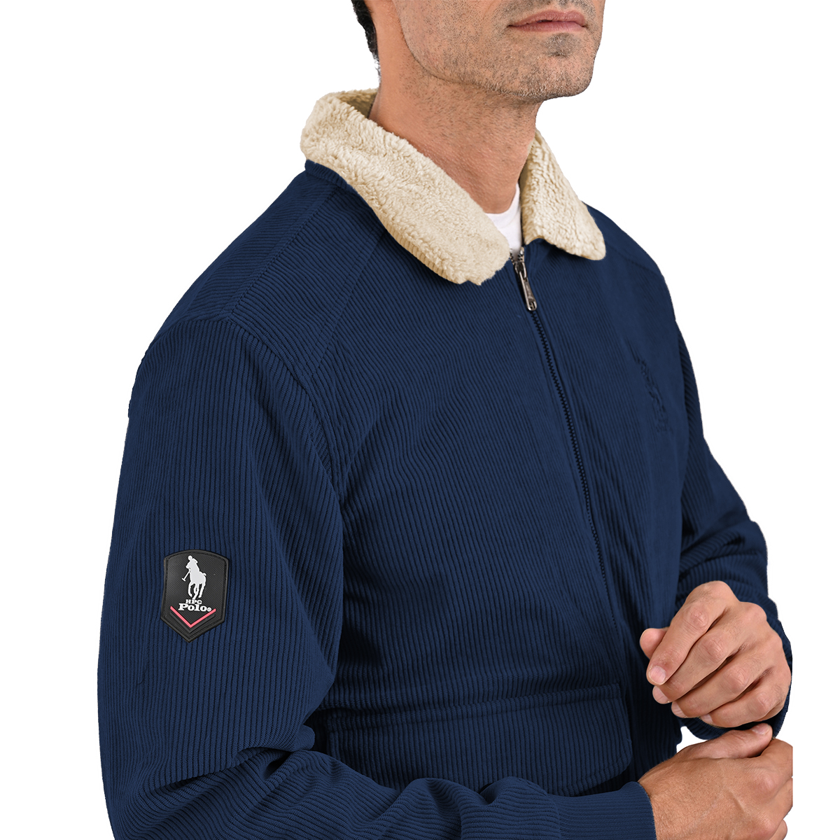Chamarra De Pana Para Caballero Marca Hpc Polo 100% Original