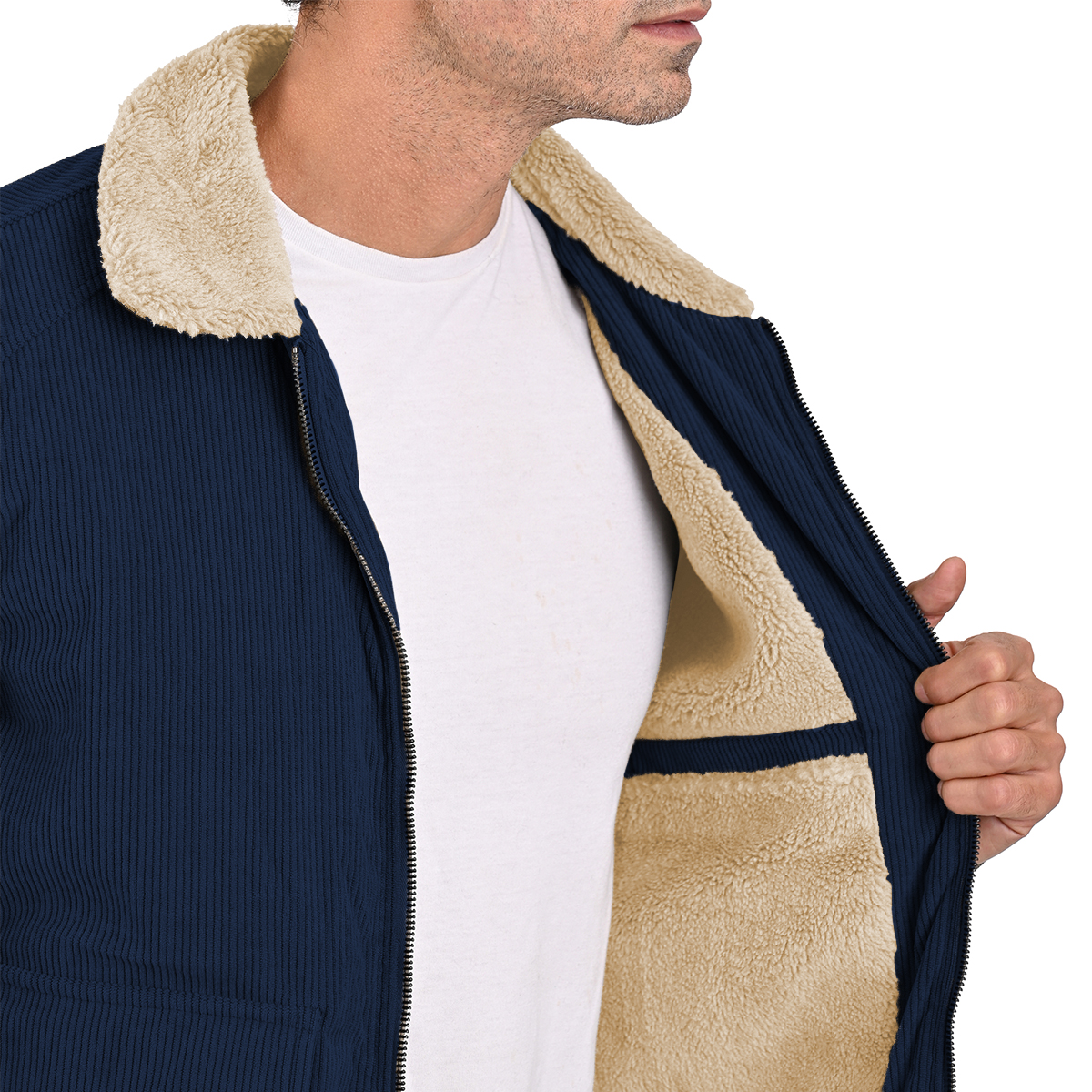 Chamarra De Pana Para Caballero Marca Hpc Polo 100% Original