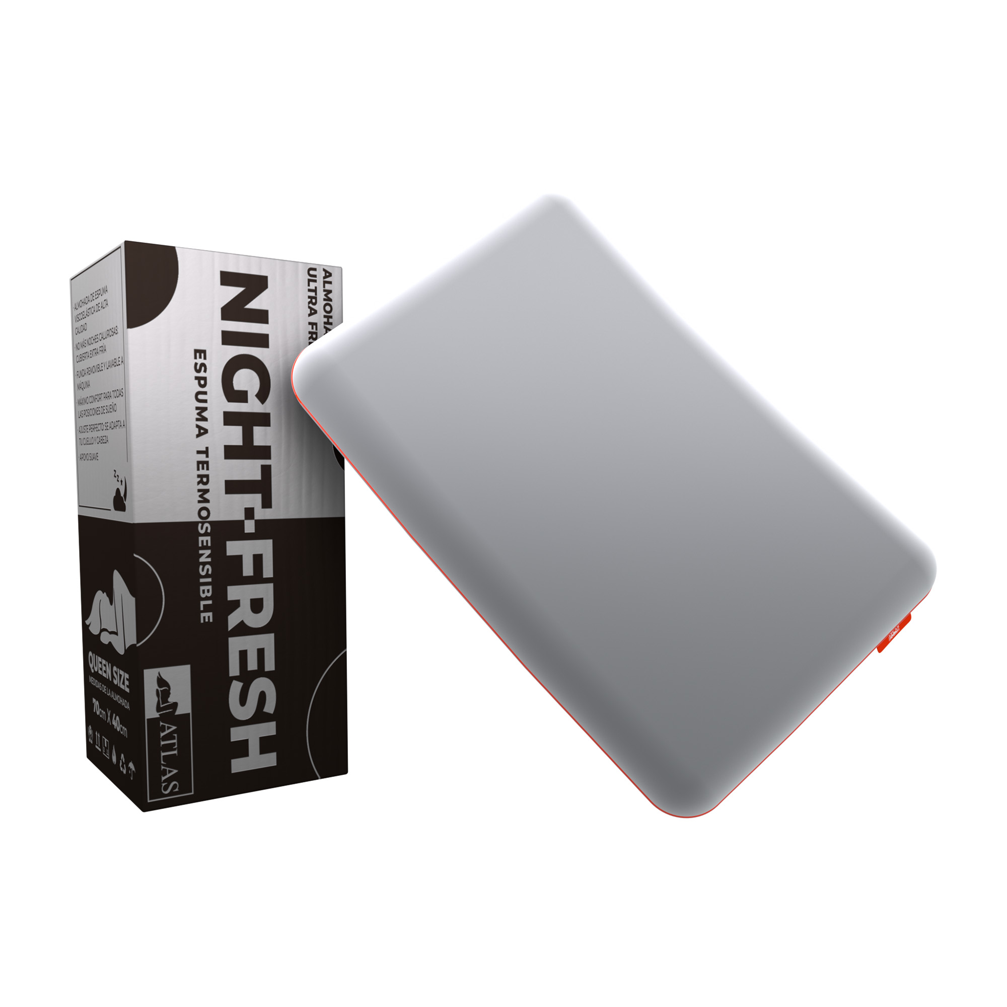 Almohada Memory Foam Nigth Fresh Tamaño Queen