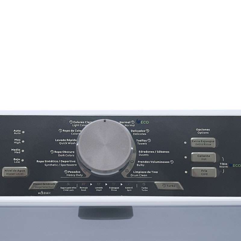 Lavadora Midea MA500W17/W Carga Superior 17 Kg Blanca