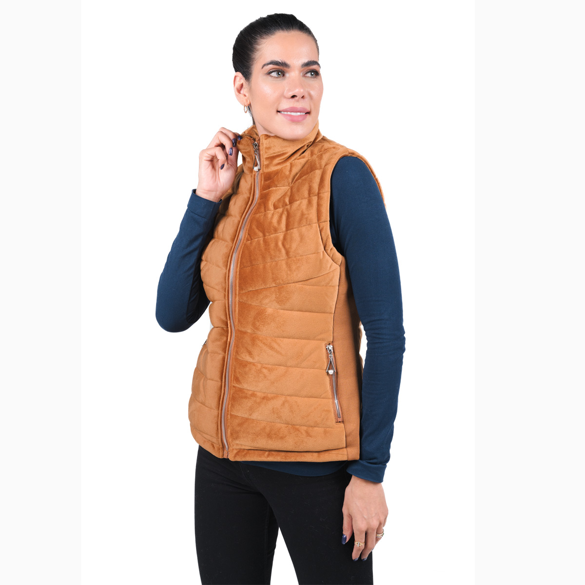 Chaleco de terciopelo elegante para Dama